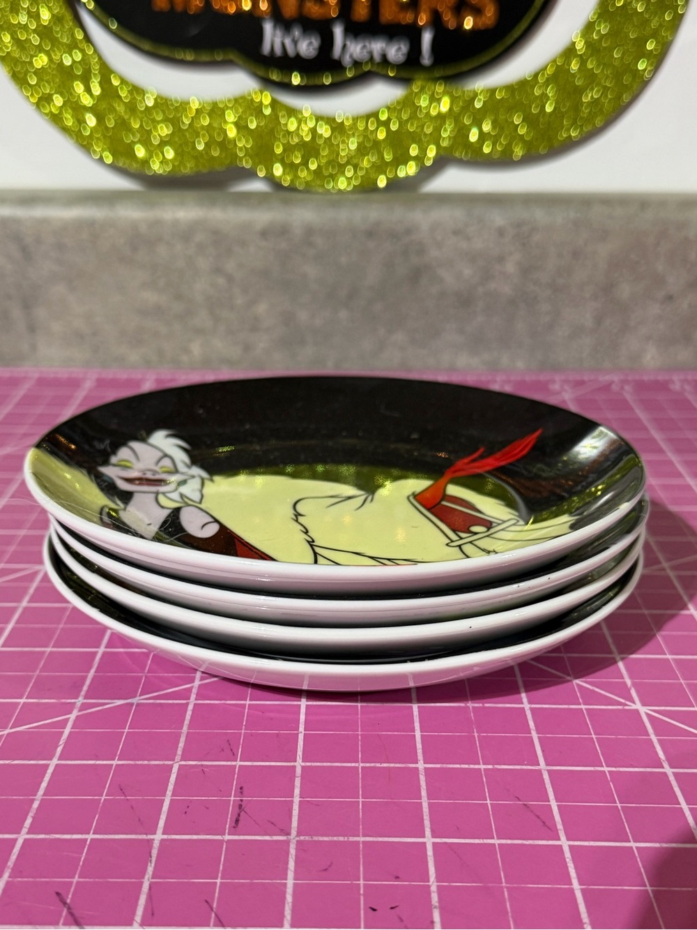Disney Villains Stackable Dessert Plates